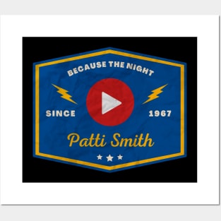 Patti Smith // Play Button Posters and Art